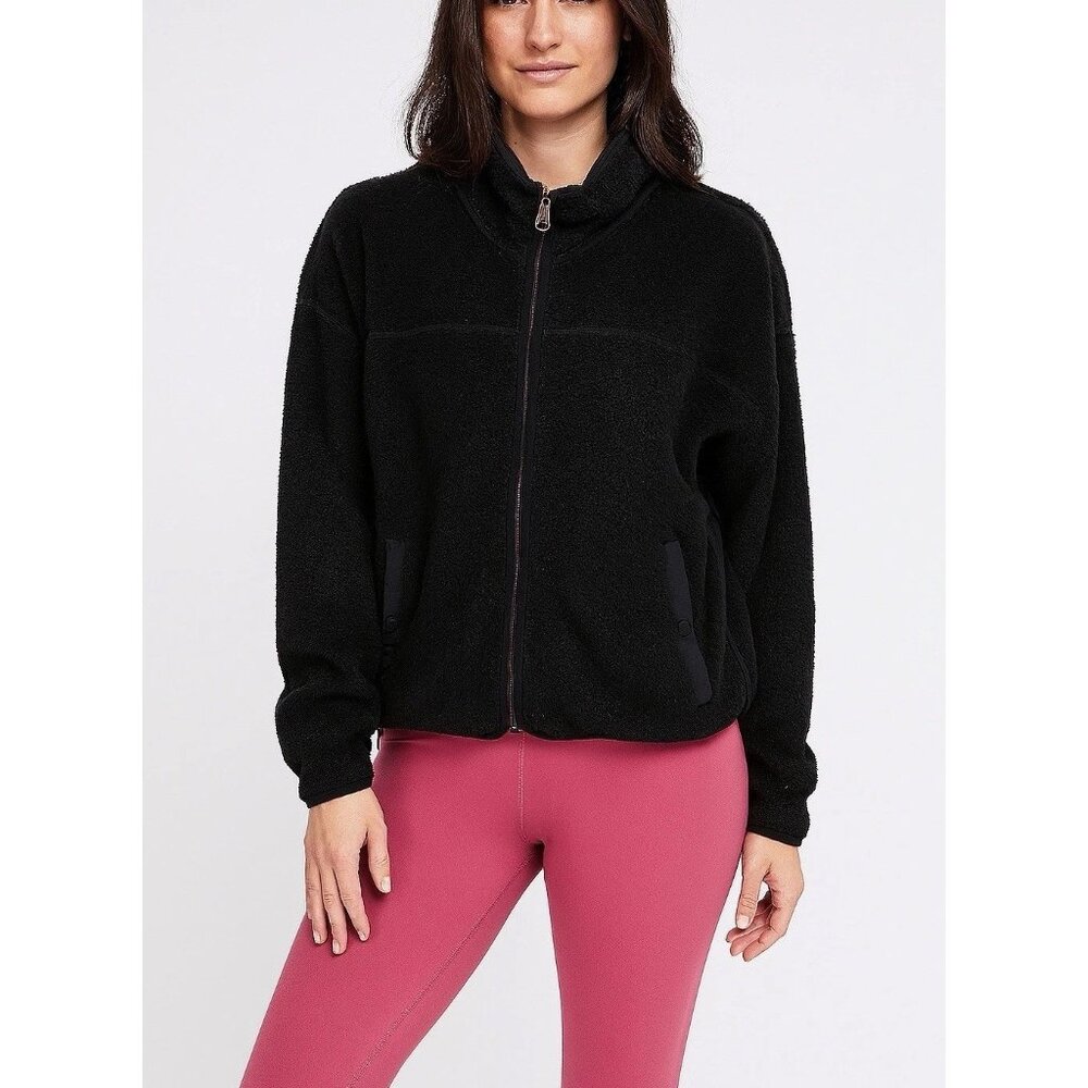 Free People Movement Jacket Black Oversized XS